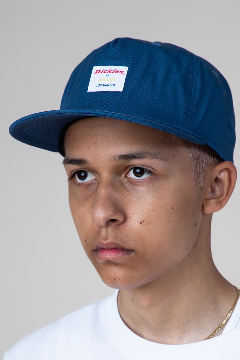 Dickies x UNION LA より古典的なアイテムを現代的に再構築した最新カプセルが登場 懐かしさを感じる色使いとアイコニックなロゴを際立たせた新感覚なワークウェアを提案 KAWS UNION ユニオン Noah ノア ROKIT ロキット Chris Gabbs クリス・ギブス UNION Los Angeles Dickies ディッキーズ GET OFF MY DICKIES コーチジャケット ボタンダウンシャツ フーディ ロングスリーブTシャツ ロゴTシャツ キャップ パステルカラー オンラインストア HYPEBEAST ハイプビースト