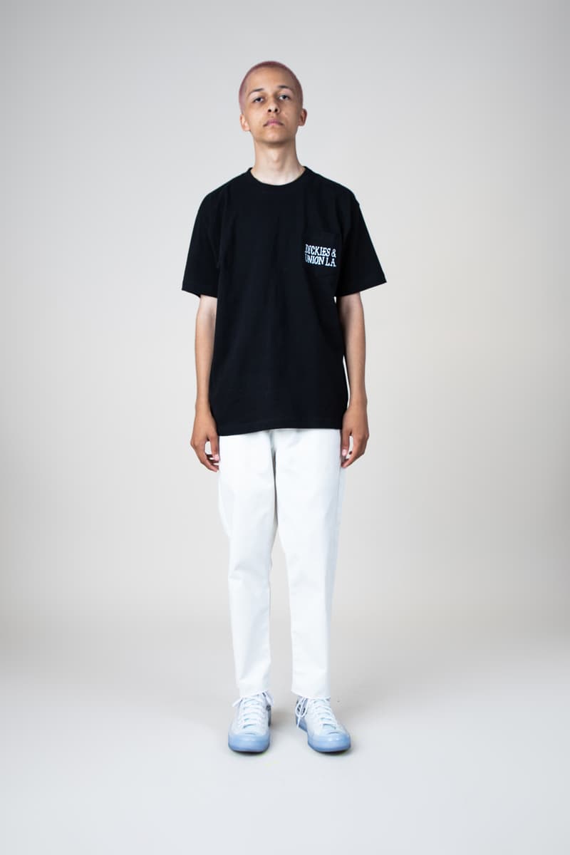 Dickies x UNION LA より古典的なアイテムを現代的に再構築した最新カプセルが登場 懐かしさを感じる色使いとアイコニックなロゴを際立たせた新感覚なワークウェアを提案 KAWS UNION ユニオン Noah ノア ROKIT ロキット Chris Gabbs クリス・ギブス UNION Los Angeles Dickies ディッキーズ GET OFF MY DICKIES コーチジャケット ボタンダウンシャツ フーディ ロングスリーブTシャツ ロゴTシャツ キャップ パステルカラー オンラインストア HYPEBEAST ハイプビースト