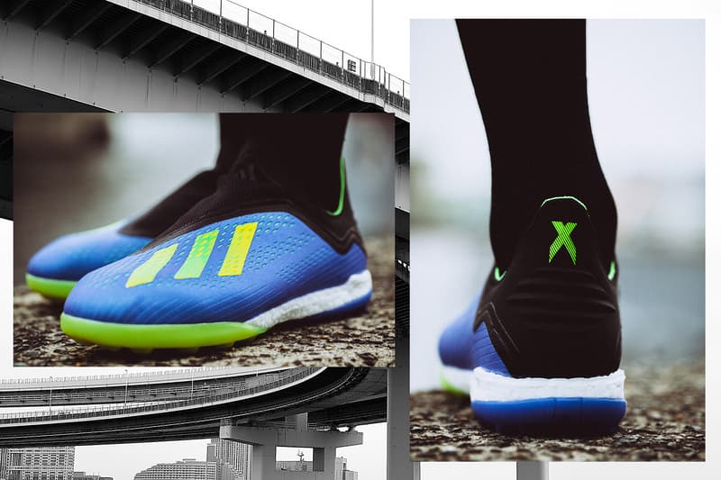 adidas Football X18 のストリートモデルが主役を飾る HYPEBEAST のオリジナルルックブック W杯を目前にフルモデルチェンジを遂げた最高級のスプリントモデルをオフコートに落とし込め