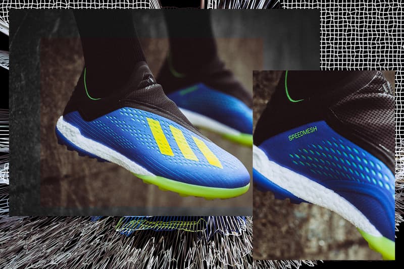 adidas Football X18 のストリートモデルが主役を飾る HYPEBEAST のオリジナルルックブック W杯を目前にフルモデルチェンジを遂げた最高級のスプリントモデルをオフコートに落とし込め