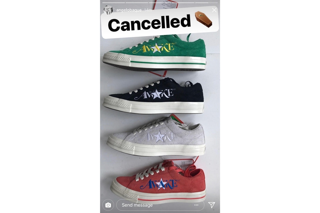 アンジェロ・バクが Awake NY x Converse によるコラボ作のサンプルモデルを公開 アウェイク コンバース HYPEBEAST ハイプビースト