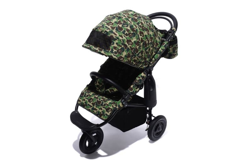 BAPE®️ よりアイコニックなカモ柄がキャッチーな AIRBUGGY とのコラボベビーカーが登場 ベイプ エイプ エアバギー HYPEBEAST ハイプビースト