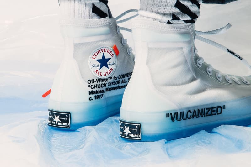 ヴァージル・アブロー x Converse Chuck Taylor All Star ’70 の細部を捉えたフォトセットが解禁 遂にグローバルローンチを迎える“The Ten”の最後の砦をチェック Virgil Abloh ヴァージル・アブロー Nike（ナイキ The Ten Chuck Taylor All Star ’70 VULCANIZED LEFT RIGHT” ジップタイ Off-White オフホワイト インダストリアルスタンプ Converse コンバース HYPEBEAST ハイプビースト