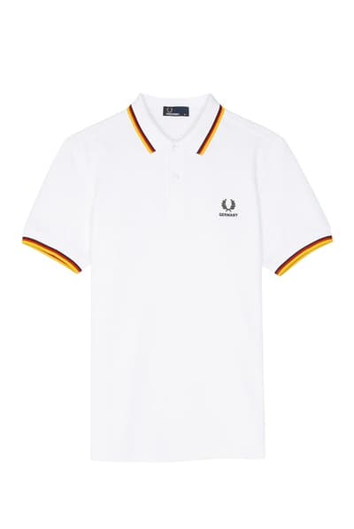 フレッド ペリーが2018FIFAワールドカップを記念したカントリーシャツコレクションを発売 ブラジルやドイツといった強豪国に加え、番狂わせを狙う日本と韓国もラインアップ 本田圭佑 香川真司 Louis Vuitton ルイ・ヴィトン Nike ナイキ FRED PERRY フレッド ペリー イングランド ブラジル ベルギー フランス ドイツ スペイン ポルトガル スウェーデン ロシア 韓国 日本 14,040円 HYPEBEAST ハイプビースト