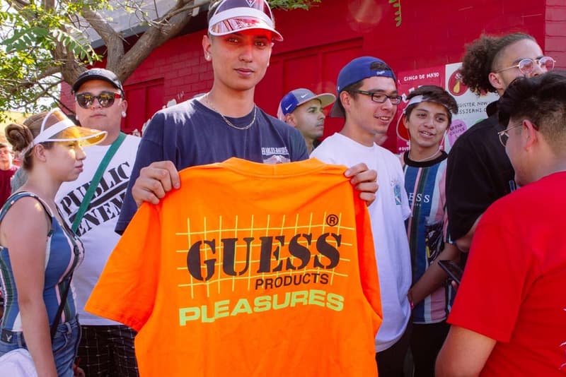 ハッピームードに染まった GUESS 主催の “Farmers Market” をレポート ショーン・ワザーズプーンと〈GUESS Jeans U.S.A.〉によるコラボアイテムに加え、〈Pintrill〉や〈Chainatown Market〉などを迎えた限定グッズもラインアップ VOTE FORWARD Sean Wotherspoon ショーン・ワザーズプーン GUESS Jeans U.S.A. ゲス ジーンズ U.S.A. Farmers Market The Pancake Epidemic Darren Romanelli ダレン・ロマンネリ MEDICOM TOY ベアブリック メディコム・トイ Pleasures プレジャーズ Chinatown Market チャイナタウンマーケット Pintrill ピントリル SOME WARE サム ウェア Cali Thornhill Dewitt カリ・ソーンヒル・デウィット HYPEBEAST ハイプビースト