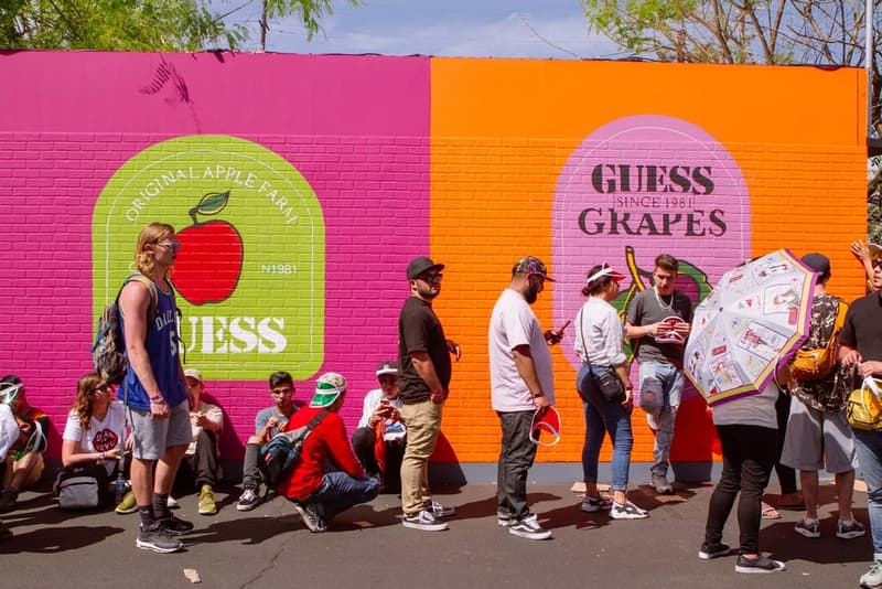 ハッピームードに染まった GUESS 主催の “Farmers Market” をレポート ショーン・ワザーズプーンと〈GUESS Jeans U.S.A.〉によるコラボアイテムに加え、〈Pintrill〉や〈Chainatown Market〉などを迎えた限定グッズもラインアップ VOTE FORWARD Sean Wotherspoon ショーン・ワザーズプーン GUESS Jeans U.S.A. ゲス ジーンズ U.S.A. Farmers Market The Pancake Epidemic Darren Romanelli ダレン・ロマンネリ MEDICOM TOY ベアブリック メディコム・トイ Pleasures プレジャーズ Chinatown Market チャイナタウンマーケット Pintrill ピントリル SOME WARE サム ウェア Cali Thornhill Dewitt カリ・ソーンヒル・デウィット HYPEBEAST ハイプビースト