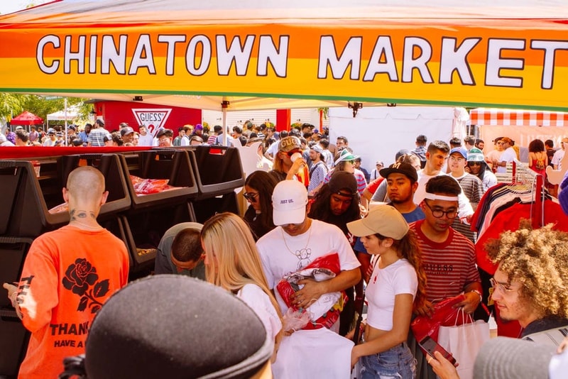 ハッピームードに染まった GUESS 主催の “Farmers Market” をレポート ショーン・ワザーズプーンと〈GUESS Jeans U.S.A.〉によるコラボアイテムに加え、〈Pintrill〉や〈Chainatown Market〉などを迎えた限定グッズもラインアップ VOTE FORWARD Sean Wotherspoon ショーン・ワザーズプーン GUESS Jeans U.S.A. ゲス ジーンズ U.S.A. Farmers Market The Pancake Epidemic Darren Romanelli ダレン・ロマンネリ MEDICOM TOY ベアブリック メディコム・トイ Pleasures プレジャーズ Chinatown Market チャイナタウンマーケット Pintrill ピントリル SOME WARE サム ウェア Cali Thornhill Dewitt カリ・ソーンヒル・デウィット HYPEBEAST ハイプビースト