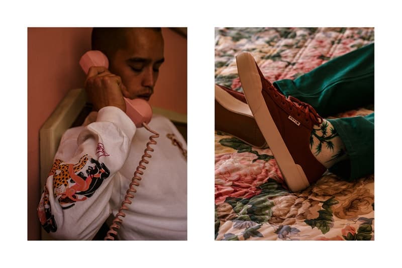 アメリカのロードトリップを彷彿させる HUF の2018年夏コレクション 格安モーテルにマッスルカー……旅に出たくなるルックブックから今季のキーピースをチェックせよ 〈HUF（ハフ）〉からアメリカのロードトリップに着想を得た2018年夏コレクション“The Last Resort”のルックブックが到着。今季は格安モーテルのネオンサインや貰ってもやり場に困るようなモノを取り扱うお土産屋にインスパイアされたグラフィックを採用し、Tシャツ、ボーリングシャツ、コーチジャケット、ジップアップフーディ、タイダイおよびカモフラ柄のストリートウェアなどを展開する。  また、フットウェアカテゴリーからは、〈HUF〉を象徴するInfinityラバーと立体感のあるフォクシングテープを組み合わせ、通気孔でHロゴを表現したヴァルカナイズド製法採用の新モデル、Cliveが登場。そして、スタイルとスキルを兼備するマイアミのトップスケーター、Brad Cromer（ブラッド・クローマー）のシグネチャーモデルはフラミングカラーのスエードにメイクオーバーされ、Hupper 2 Loもブルーナイトスエードとキャンバスの2種類がラインアップした。  〈HUF〉の“The Last Resort”コレクションは5月17日（現地時間）より発売開始とのことなので、@hufjpなどをチェックしつつ国内デリバリーの情報を仕入れていこう。  あわせて、新店舗『HUF HARAJUKU』のオープンに際して来日していた〈HUF〉のクリエイティブチームがレンズ付きフィルムで記録したフォトダイヤリー＆インタビューもチェックしてみてはいかが？