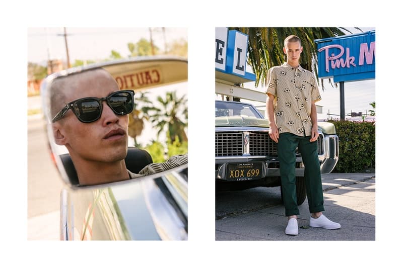 アメリカのロードトリップを彷彿させる HUF の2018年夏コレクション 格安モーテルにマッスルカー……旅に出たくなるルックブックから今季のキーピースをチェックせよ 〈HUF(ハフ)〉からアメリカのロードトリップに着想を得た2018年夏コレクション“The Last Resort”のルックブックが到着。今季は格安モーテルのネオンサインや貰ってもやり場に困るようなモノを取り扱うお土産屋にインスパイアされたグラフィックを採用し、Tシャツ、ボーリングシャツ、コーチジャケット、ジップアップフーディ、タイダイおよびカモフラ柄のストリートウェアなどを展開する。 また、フットウェアカテゴリーからは、〈HUF〉を象徴するInfinityラバーと立体感のあるフォクシングテープを組み合わせ、通気孔でHロゴを表現したヴァルカナイズド製法採用の新モデル、Cliveが登場。そして、スタイルとスキルを兼備するマイアミのトップスケーター、Brad Cromer(ブラッド・クローマー)のシグネチャーモデルはフラミングカラーのスエードにメイクオーバーされ、Hupper 2 Loもブルーナイトスエードとキャンバスの2種類がラインアップした。 〈HUF〉の“The Last Resort”コレクションは5月17日(現地時間)より発売開始とのことなので、@hufjpなどをチェックしつつ国内デリバリーの情報を仕入れていこう。 あわせて、新店舗『HUF HARAJUKU』のオープンに際して来日していた〈HUF〉のクリエイティブチームがレンズ付きフィルムで記録したフォトダイヤリー&インタビューもチェックしてみてはいかが?