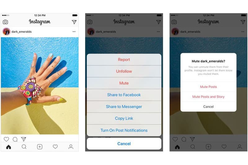 インスタグラムがフィード上におけるミュート機能を発表 Hypebeast Jp