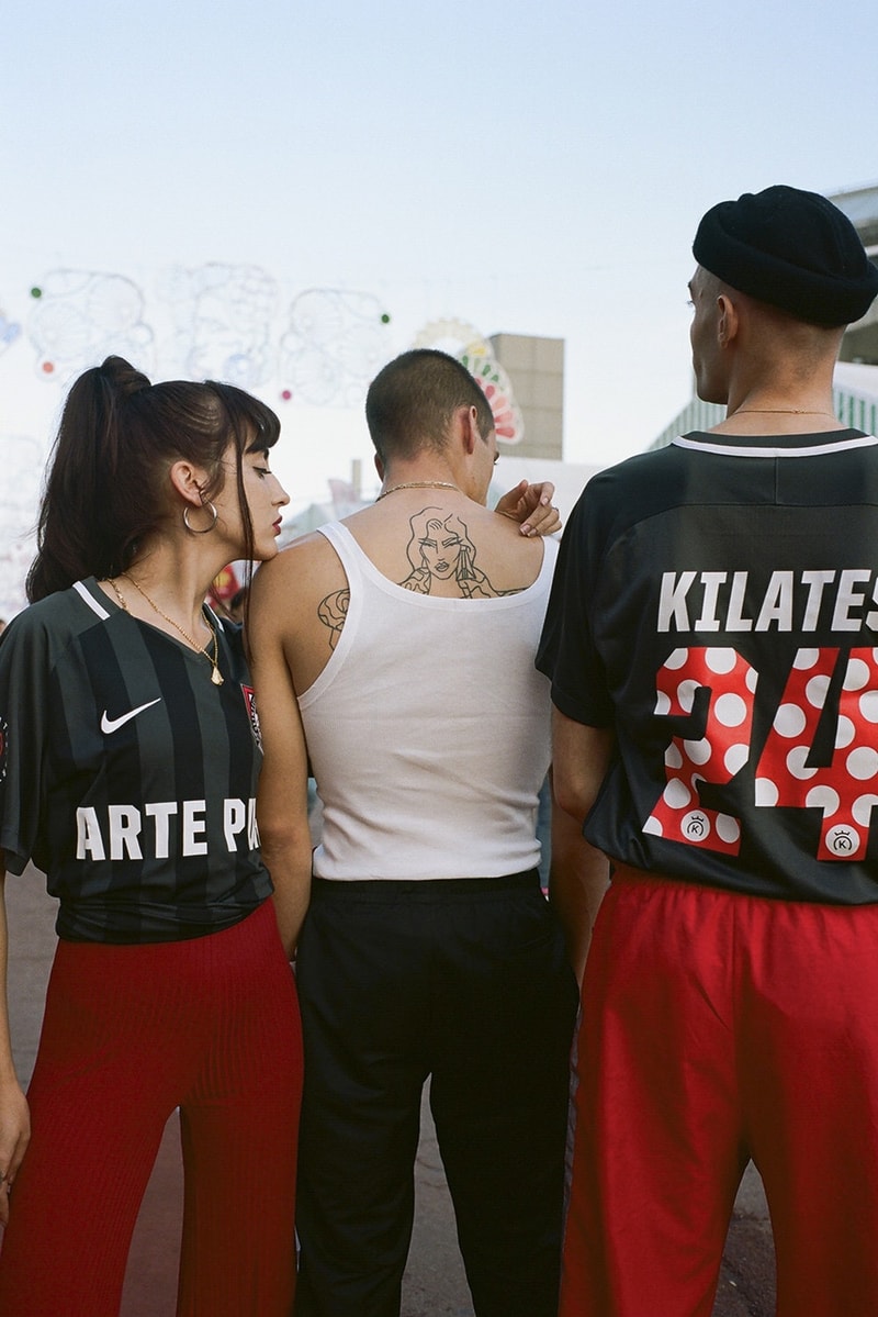 バルセロナ発のスニーカーブティック 24 Kilates と Nike による限定サッカージャージが登場 スペインカルチャーを踏襲した遊び心溢れる逸品が完成 2018 FIFA ワールドカップロシア adidas Skateboarding アディダス スケートボーディング Mark Gonzales マーク・ゴンザレス Umbro アンブロ Lost Management Cities ロスト マネージメント シティーズ スペイン バルセロナ 24 Kilates Nike ナイキ ARTE PURO Vネックシャツ サッカージャージ 5月31日 HYPEBEAST ハイプビースト