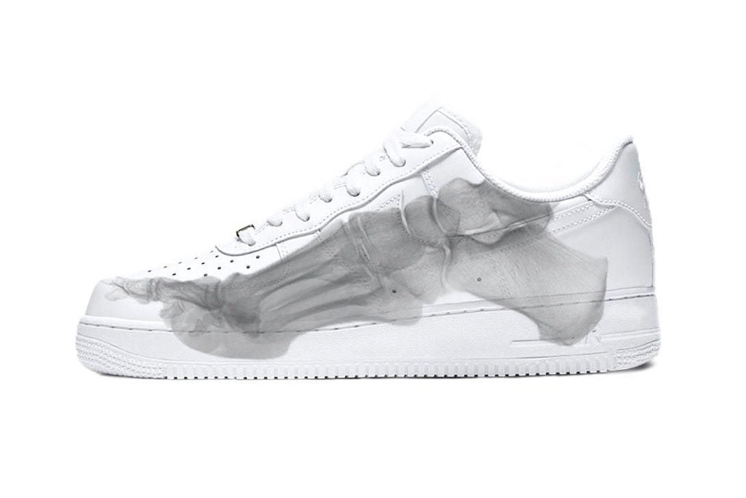 Nike Air Force 1 Low White Leather Skeleton