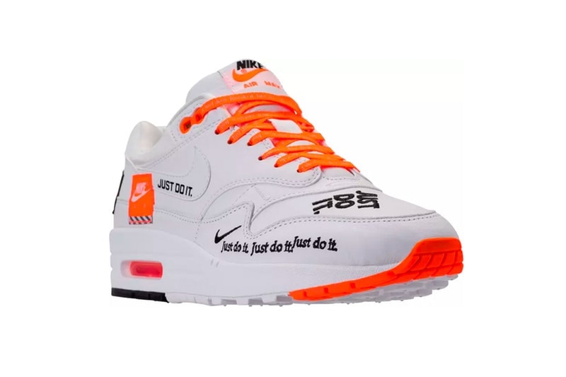 Nike Air Max 1 “Just Do It” の細部を撮影したクリーンなビジュアルを入手 〈Nike〉を象徴する“Just Do It”キャンペーンの30周年記念モデル