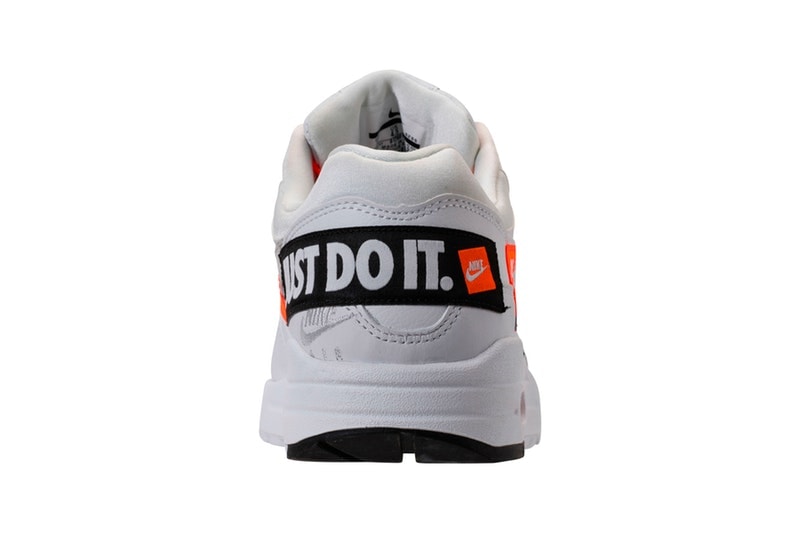 Nike Air Max 1 “Just Do It” の細部を撮影したクリーンなビジュアルを入手 〈Nike〉を象徴する“Just Do It”キャンペーンの30周年記念モデル