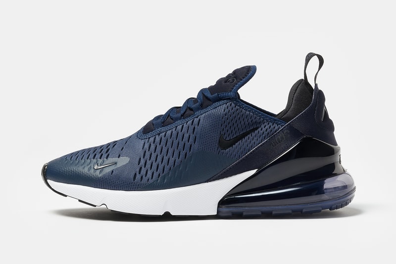 モダンかつクラシックな印象を放つネイビーカラーの Nike Air Max 270 新色モデルが登場 ナイキ エアマックス スニーカー HYPEBEAST ハイプビースト