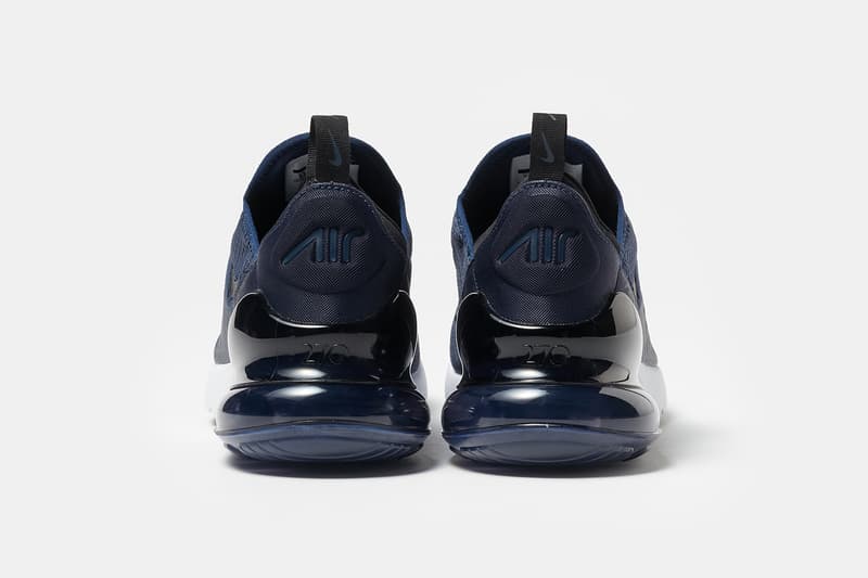モダンかつクラシックな印象を放つネイビーカラーの Nike Air Max 270 新色モデルが登場 ナイキ エアマックス スニーカー HYPEBEAST ハイプビースト