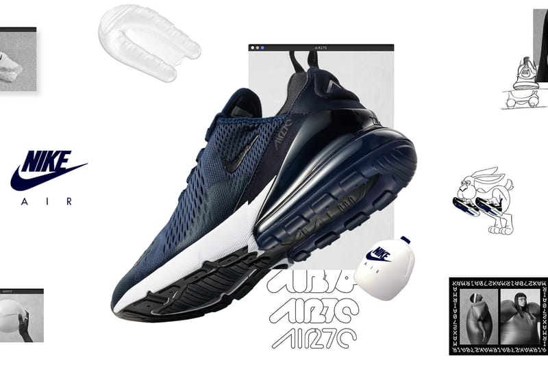 モダンかつクラシックな印象を放つネイビーカラーの Nike Air Max 270 新色モデルが登場
