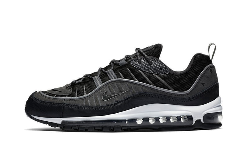  NikeよりAir Max 98 “Black/ANnthracite”モデルが登場 ナイキ エア マックス  ブラック オールブラック