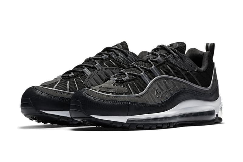  NikeよりAir Max 98 “Black/ANnthracite”モデルが登場 ナイキ エア マックス  ブラック オールブラック