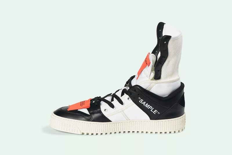 Off-White™️ 2018 High Sneaker 3.0 Black White Leather Orange