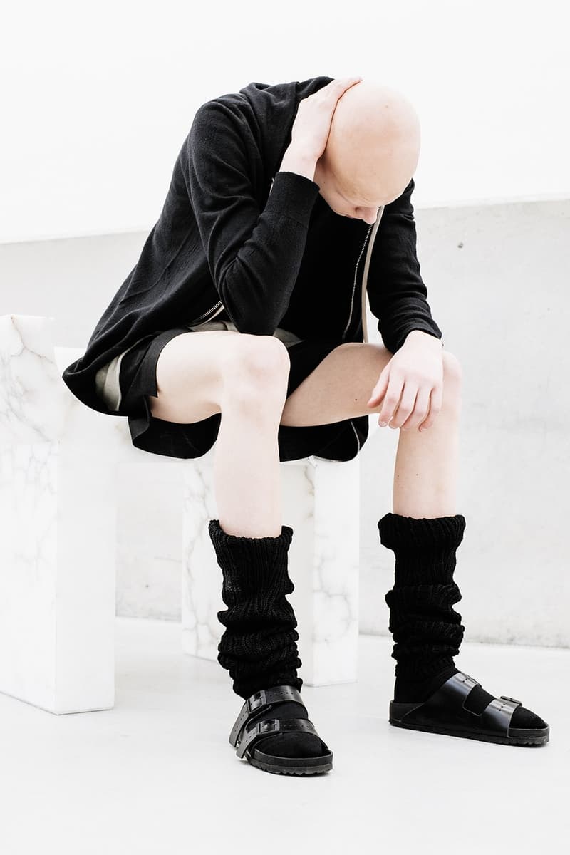 圧倒的な独創性を注入した Rick Owen x BIRKENSTOCK 2018年春夏ルックブック ドイツ発のクラシックスタイルをモードにまで昇華させた今夏の大本命