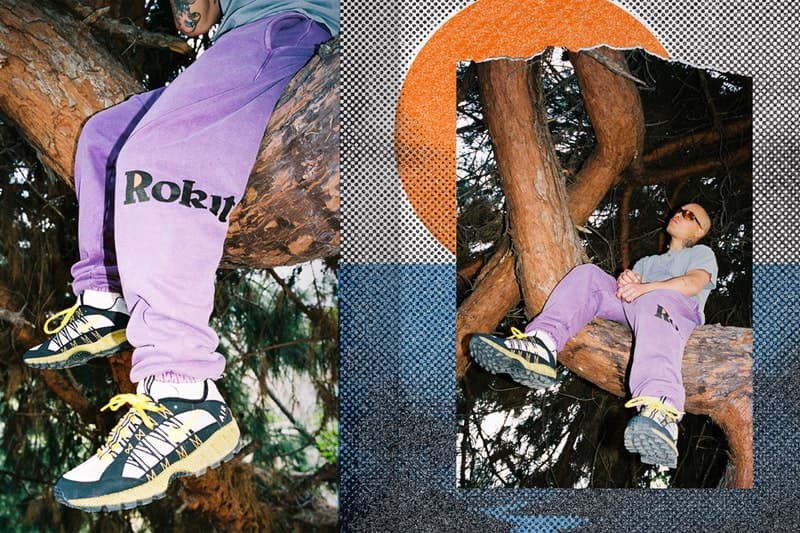 ROKIT が2018年春夏コレクション“Into The Wild”のルックブックを公開 青年の半生を追う同名のノンフィクション作品にインスパイアされたアイテムがずらりと揃う 『monkey time(モンキー タイム)』にて展開されている〈PLEASURES(プレジャーズ)〉とのコラボコレクションも話題をロサンゼルスの新日レーベル〈ROKIT(ロキット)〉が、2018年春夏コレクション“Into The Wild”にあわせて、コンセプチュアルなルックブックを発表した。これはアメリカ人登山家であり作家のJon Krakauer(ジョン・クラカワー)による同タイトルの著書『荒野へ(原題:Into The Wild)』から着想を得たもの。この作品は、アラスカの地でやがて絶命する荒野に魅せられた青年の半生を追うノンフィクションであるが、今ルックブックで表現されているのは、戦後世界の探索を反骨精神旺盛な若者の視点から捉えた架空の物語である。 クラシックなアウトドアアイテムの色調にスポーツウェアの要素を落とし込んだ今コレクションは、ウォッシュ加工が施されたパープル、ブラック、グレーのフーディやTシャツ、ショーツなどのアイテムが多くラインアップ。中でも今季のテーマを代弁するような“There’s no stopping us now.”といったテキストがプリントされたロングスリーブTシャツやブランドロゴを配置したスウェットパンツはコレクションのハイライトとなるだろう。 これらのアイテムはブランドの公式サイトにて現在販売中なので、ルックブックの世界観に引き込まれた方は、購入を検討してみはいかがだろうか。 冒頭で触れた〈PLEASURES〉x〈ROKIT〉のルックブックもあわせてチェックしておくべし。