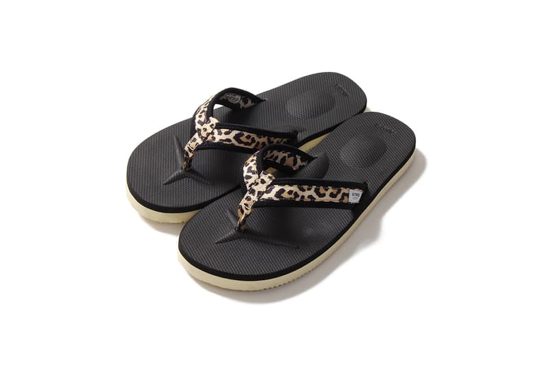 SUICOKE x WACKO MARIA より主役級の活躍が期待できるコラボサンダルが登場 ビーチサンダルとフラットサンダルの2型を〈WACKO MARIA〉のオリジナルレオパードでカスタマイズ