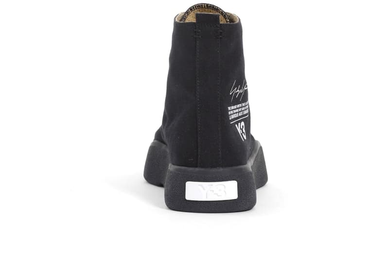 Y-3 が2018年春夏の新作スニーカー Bashyo をリリース 漆黒のミッドカットに分厚いラバーソールを搭載したファッションフォワードな一足
