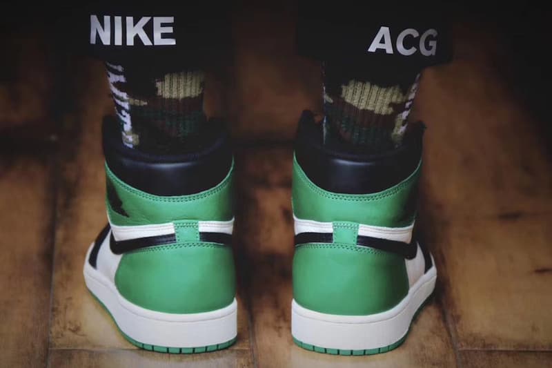 “Black Toe” をベースに採用した Air Jordan 1 “Pine Green” のオンフィートルックが到着 スニーカーヘッズの財布の紐を緩める人気モデルが真夏に向けて装い新たに登場 Nike ナイキ Pine Green オンフィートビジュアル ブラック ホワイト パイングリーン ツマ黒 Black Toe 9月22日 160ドル 約17,682円 HYPEBEAST ハイプビースト