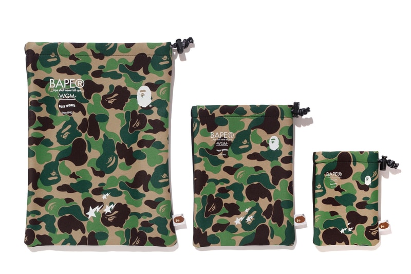 BAPE®️ よりABCカモ柄が映える小物類が並ぶトラベルコレクションが登場 ベイプ 