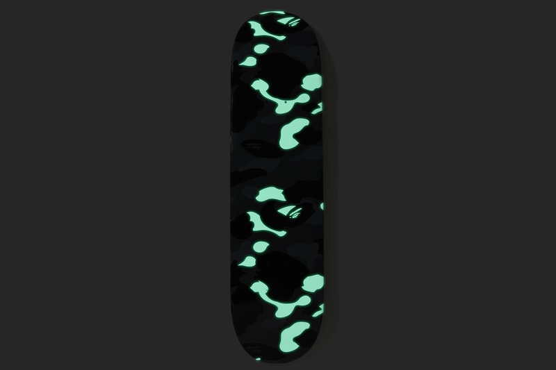 BAPE®️よりアーバンな雰囲気漂う蓄光仕様のスケートデッキが登場 HYPEBEAST ハイプビースト ベイプ 