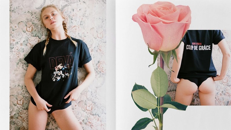 ESTNATION がジャカルタ発の新興レーベル Devá States との別注Tシャツコレクションをリリース お色気たっぷりのセクシーモデルが着こなすルックブックもご確認お忘れなく Dover Street Market ドーバーストリートマーケット Memoir of Self Destruction ジャカルタ Devá States ディーヴァ ステイツ ESTNATION エストネーション デトロイトテクノ ブラック ホワイト セクシー 6,900円 HYPEBEAST ハイプビースト