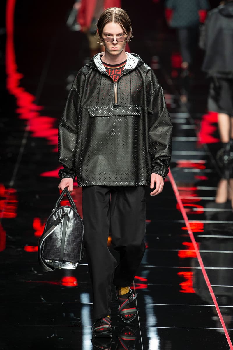伝統的なアイテムに現代のトレンドを投影させた FENDI 2019年春夏メンズコレクション SF映画バリの攻撃的なカラーサングラスや総柄アイテムが今季の目玉 RIMOWA リモワ FENDI フェンディ イタリア ミラノ 2019年春夏コレクション シンボリック ストリート モード HYPEBEAST ハイプビースト