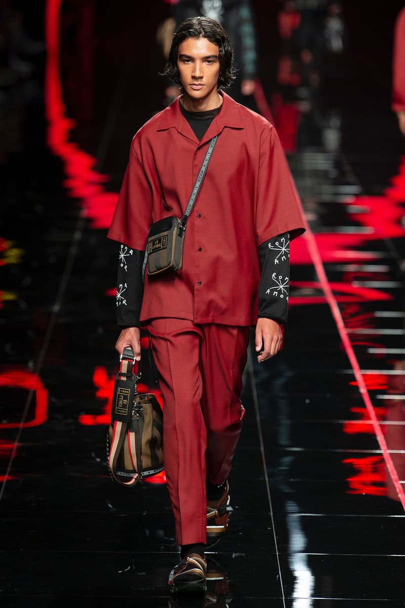 伝統的なアイテムに現代のトレンドを投影させた FENDI 2019年春夏メンズコレクション SF映画バリの攻撃的なカラーサングラスや総柄アイテムが今季の目玉 RIMOWA リモワ FENDI フェンディ イタリア ミラノ 2019年春夏コレクション シンボリック ストリート モード HYPEBEAST ハイプビースト