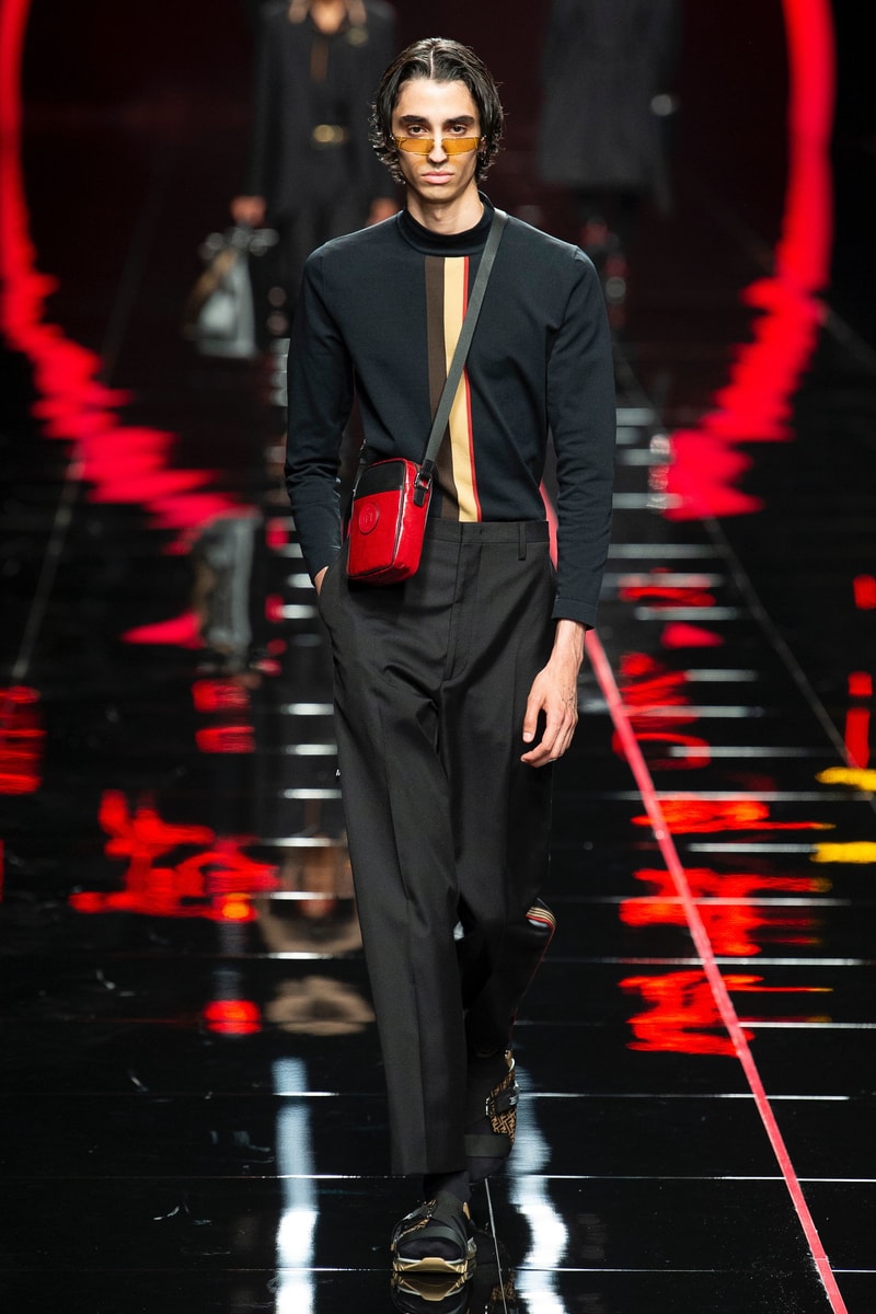 伝統的なアイテムに現代のトレンドを投影させた FENDI 2019年春夏メンズコレクション SF映画バリの攻撃的なカラーサングラスや総柄アイテムが今季の目玉　RIMOWA リモワ FENDI フェンディ イタリア ミラノ 2019年春夏コレクション シンボリック ストリート モード HYPEBEAST ハイプビースト