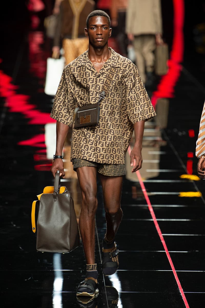 伝統的なアイテムに現代のトレンドを投影させた FENDI 2019年春夏メンズコレクション SF映画バリの攻撃的なカラーサングラスや総柄アイテムが今季の目玉 RIMOWA リモワ FENDI フェンディ イタリア ミラノ 2019年春夏コレクション シンボリック ストリート モード HYPEBEAST ハイプビースト