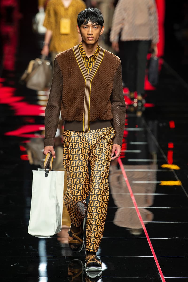 伝統的なアイテムに現代のトレンドを投影させた FENDI 2019年春夏メンズコレクション SF映画バリの攻撃的なカラーサングラスや総柄アイテムが今季の目玉 RIMOWA リモワ FENDI フェンディ イタリア ミラノ 2019年春夏コレクション シンボリック ストリート モード HYPEBEAST ハイプビースト