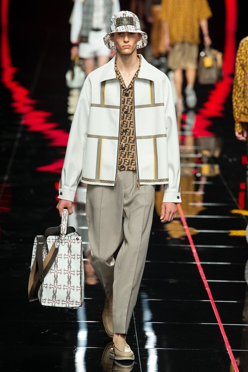 伝統的なアイテムに現代のトレンドを投影させた FENDI 2019年春夏メンズコレクション SF映画バリの攻撃的なカラーサングラスや総柄アイテムが今季の目玉 RIMOWA リモワ FENDI フェンディ イタリア ミラノ 2019年春夏コレクション シンボリック ストリート モード HYPEBEAST ハイプビースト