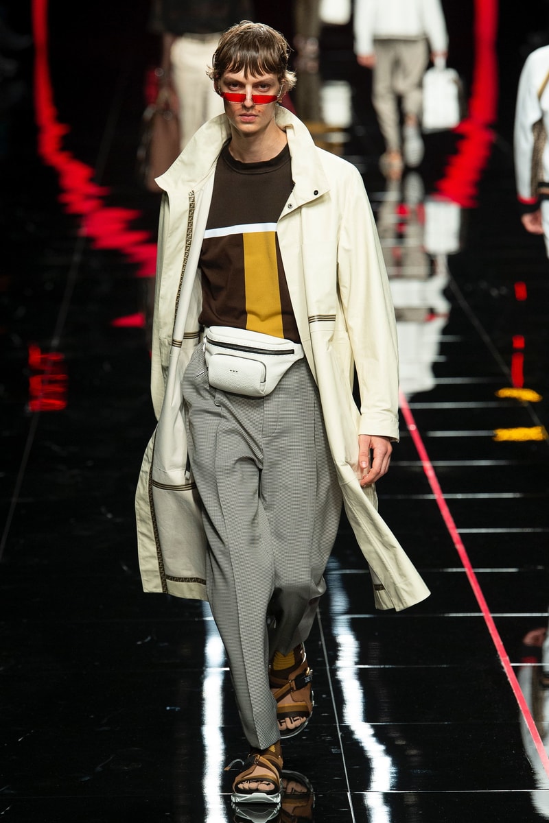 伝統的なアイテムに現代のトレンドを投影させた FENDI 2019年春夏メンズコレクション SF映画バリの攻撃的なカラーサングラスや総柄アイテムが今季の目玉　RIMOWA リモワ FENDI フェンディ イタリア ミラノ 2019年春夏コレクション シンボリック ストリート モード HYPEBEAST ハイプビースト
