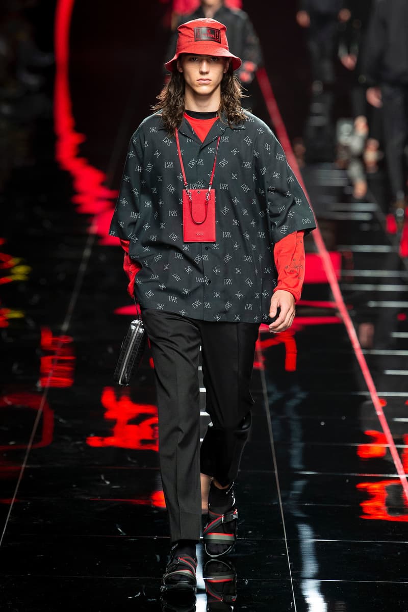 伝統的なアイテムに現代のトレンドを投影させた FENDI 2019年春夏メンズコレクション SF映画バリの攻撃的なカラーサングラスや総柄アイテムが今季の目玉 RIMOWA リモワ FENDI フェンディ イタリア ミラノ 2019年春夏コレクション シンボリック ストリート モード HYPEBEAST ハイプビースト