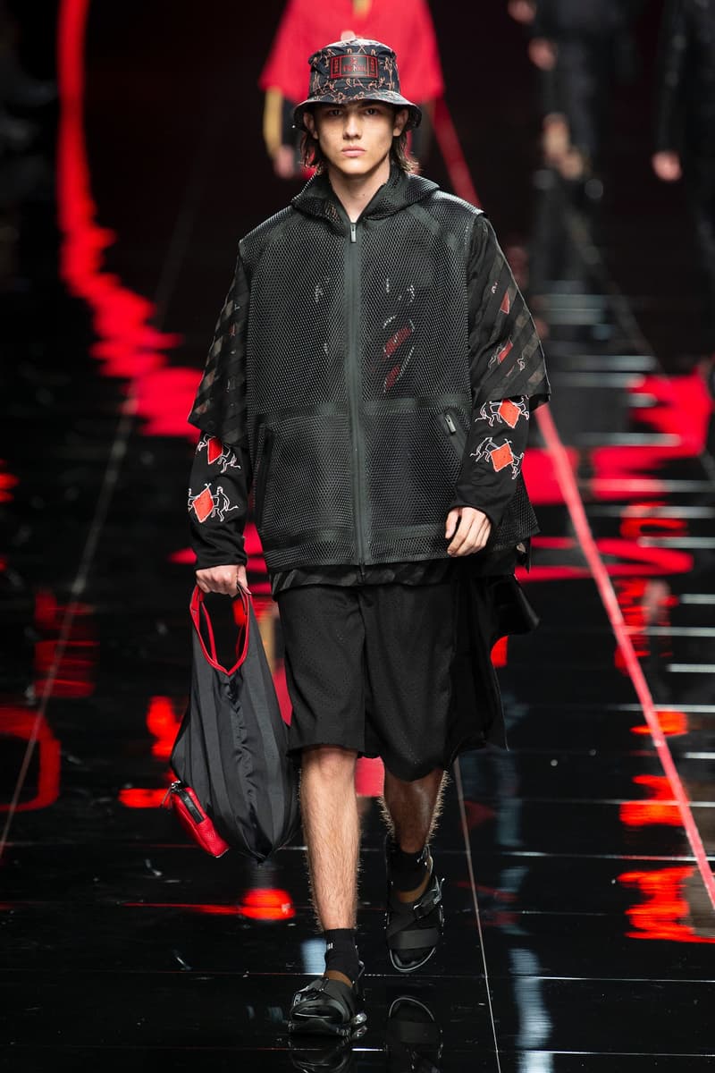伝統的なアイテムに現代のトレンドを投影させた FENDI 2019年春夏メンズコレクション SF映画バリの攻撃的なカラーサングラスや総柄アイテムが今季の目玉 RIMOWA リモワ FENDI フェンディ イタリア ミラノ 2019年春夏コレクション シンボリック ストリート モード HYPEBEAST ハイプビースト
