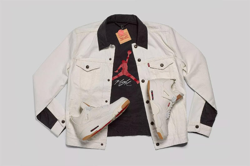 Levi's® x Air Jordan 4 のコラボ第2弾でもデニムジャケットの発売が判明  初回リリースのデザインを踏襲したリバーシブルのデニムジャケットをブラックとホワイトの2色で展開