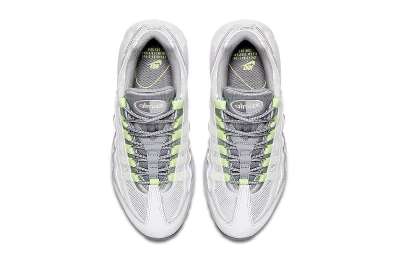Nike Air Max 95 にナイトアウトで真価を発揮する新色 “Neon” が追加 今野直隆のMAGIC STICK AF1 VIPを彷彿させるホワイトを基調にしたAM95 日本におけるAir Max 95の存在価値は、他のどのスニーカーにも代えがたいものがある。それは現代ストリートを支える若者から〈Levi's®️（リーバイス）〉のヴィンテージデニムを履いた渋い大人まで、スニーカーと洋服をこよなく愛する人たちの足元を今なお支えていることが象徴している。  このセルジオ・ロザーノの発明品に、ホワイトを基調とした“Neon”の新色が仲間入り。人体の構造に着想を得たアッパーとミッドソールを白一色、そしてシュータンを眩しいシルバーで仕上げたクリーンな本作は、〈Nike（ナイキ）〉のシグネチャー カラーである細部のネオンイエローがアクセントをプラス。また、反射素材を用いた3Mのシューレースガードにより、ナイトライフにも映える一足となっている。  東京のストリートでこそ真価を発揮するであろうAir Max 95 “Neon”は、まもなく〈Nike〉の直営店ならびに一部キーアカウントにデリバリーされる見込みだ。  AM95マニアの方は、セリエAの名門ユベントスのビアンコネーロを纏った同モデルもお買い逃しのないように。
