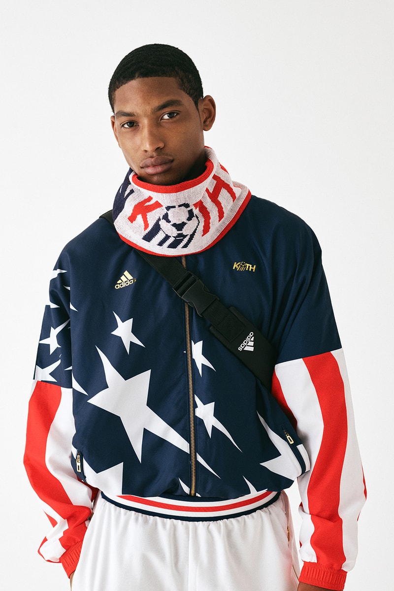 KITH x adidas よりアメリカ代表に敬意を表したコラボコレクション第3弾が登場 星条旗を再構築したサッカーウェアやW杯優勝トロフィーを彷彿とさせる黄金のコラボフットウェアがラインアップ Louis Vuitton ルイ・ヴィトン Dior ディオール Ronnie Fieg ロニー・ファイグ Virgil Abloh ヴァージル・アブロー KITH キス adidas Football アディダス フットボール 2018 FIFAワールドカップ ロシア アメリカ代表 サッカージャージ 90年代チック ゴールキーパーシャツ Primeknit UltraBOOST 6月29日 オンラインサイト HYPEBEAST ハイプビースト