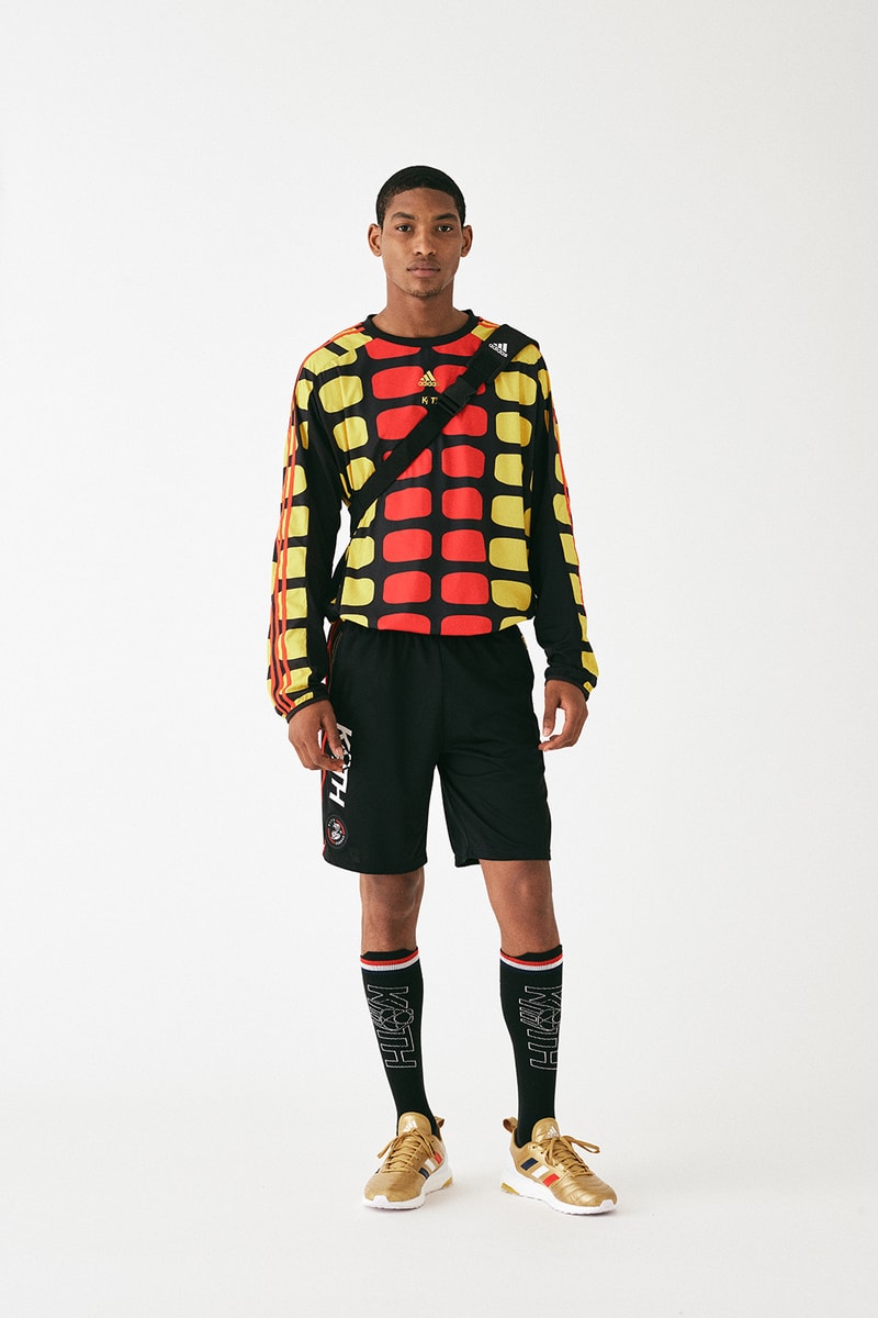 KITH x adidas よりアメリカ代表に敬意を表したコラボコレクション第3弾が登場 星条旗を再構築したサッカーウェアやW杯優勝トロフィーを彷彿とさせる黄金のコラボフットウェアがラインアップ Louis Vuitton ルイ・ヴィトン Dior ディオール Ronnie Fieg ロニー・ファイグ Virgil Abloh ヴァージル・アブロー KITH キス adidas Football アディダス フットボール 2018 FIFAワールドカップ ロシア アメリカ代表 サッカージャージ 90年代チック ゴールキーパーシャツ Primeknit UltraBOOST 6月29日 オンラインサイト HYPEBEAST ハイプビースト