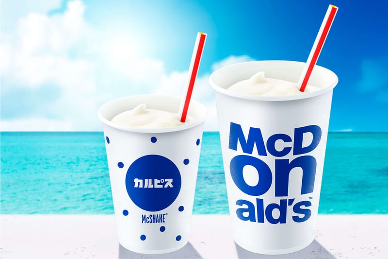 McDonald’s より爽やかにアップデートされたマックシェイク× カルピス®が今年も登場