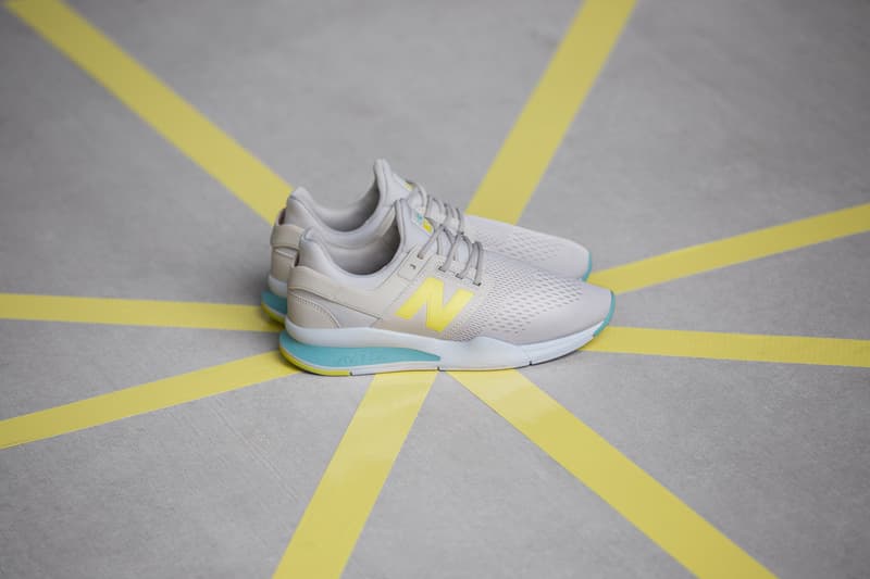 New Balance より機能性とトレンドを兼備した2018年の新モデル 247v2 が登場 〈NB〉伝統の履き心地を一層追求すると同時に、厚みのあるソールが今の気分にハマる 様々な独自クッショニングシステムが開発される今、スニーカーゲームでは“履き心地”が支持される上で欠かせないエッセンスとなっている。その履き心地において、他を圧倒するのが〈New Balance（ニュー バランス）〉だ。  ボストンに本社を置く同スポーツシューズメーカーには数字をモデル名に掲げたフラッグシップモデルが数多く存在する。その中でも24時間、7日間、人々の足元を快適にサポートするシューズとして〈NB〉の伝統的なクラフトマンシップとクオリティーを現代のテクノロジーとデザインと結び付けて誕生した247より、2018年の新モデル、247v2が登場。本作は洗練されたデザインを踏襲しつつ、ボリューム感のあるREVLITEミッドソールを採用することで、昨今のトレンドのひとつである厚みを追加。また、ワンピース構造のアッパーは左右非対称のバンプ構造でスムーズな足入れを実現したほか、足首周りを快適にサポートするライニング、フィット性に優れたブーティ構造がストレスなく足元をサポートしてくれる。  進化を遂げた247v2は11,000円（税抜）で、6月30日（土）より全国の〈New Balance〉取扱店舗にて発売。また、発売日同日の0時にから渋谷に24時間限定で登場する“247 POP-UP STORE”では、247v2のキーモデル“TRITIUM PACK”の販売に加えて、Disclosure（ディスクロージャー）やSam Smith（サム・スミス）の映像などを手がけるロンドンのアーティスト、Kate Moross（ケイト・モーロス）を招聘し、来場者参加型アートコンテンツも用意しているとのことだ。夏のワードローブに色を添える一足をいち早く手に入れるために、是非足を運んでみてはいかがだろうか。