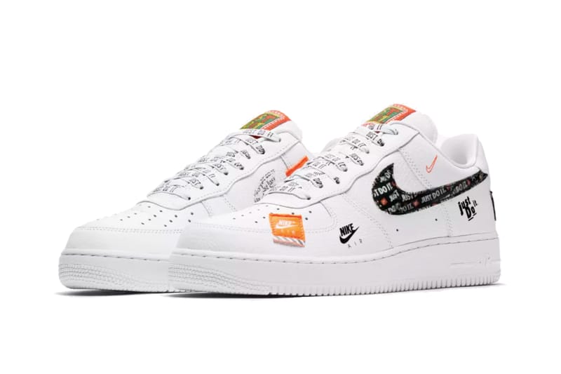 nike air force 1 just do it tick
