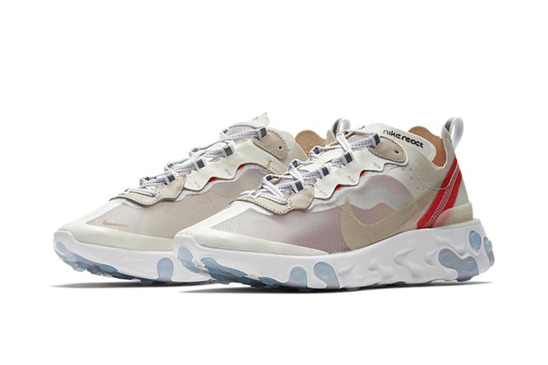 話題性抜群の新作 Nike React Element 87 の公式ビジュアルが登場 半透明素材のアッパーと歪なソールユニットを融合させた注目作が遂にドロップ UNDERCOVER アンダーカバー 2018年秋冬コレクション Nike React Element 87 ナイキ リアクト エレメント 87 Nike ナイキ 公式ビジュアル NIKE.COM Reactフォーム 半透明 160ドル 約17,598円 PlayStation Air Force 1 Low Air Max 95 “Juventus” HYPEBEAST ハイプビースト
