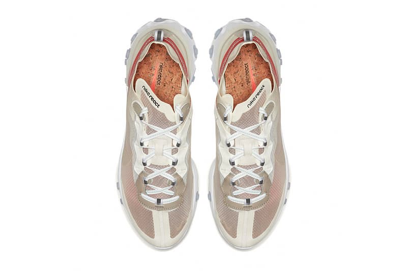 話題性抜群の新作 Nike React Element 87 の公式ビジュアルが登場 半透明素材のアッパーと歪なソールユニットを融合させた注目作が遂にドロップ UNDERCOVER アンダーカバー 2018年秋冬コレクション Nike React Element 87 ナイキ リアクト エレメント 87 Nike ナイキ 公式ビジュアル NIKE.COM Reactフォーム 半透明 160ドル 約17,598円 PlayStation Air Force 1 Low Air Max 95 “Juventus” HYPEBEAST ハイプビースト